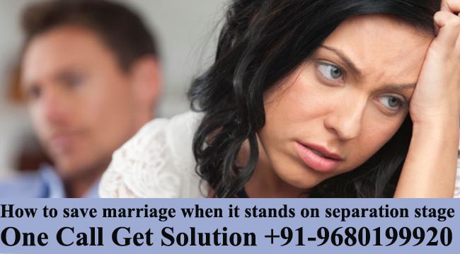 How to save marriage when it stands on separation stage